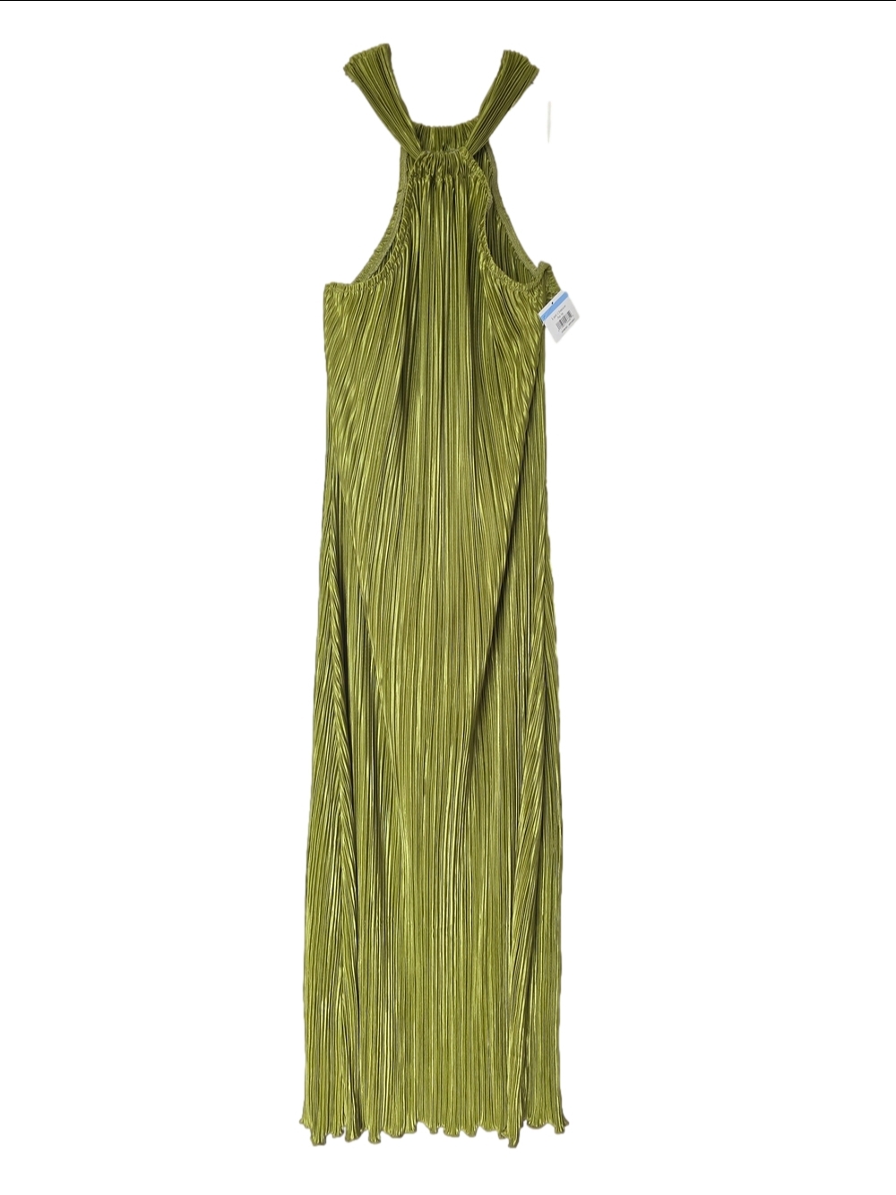 Petal & Pup Olive Halter Pleated Midi Dress - Picture 5 of 9